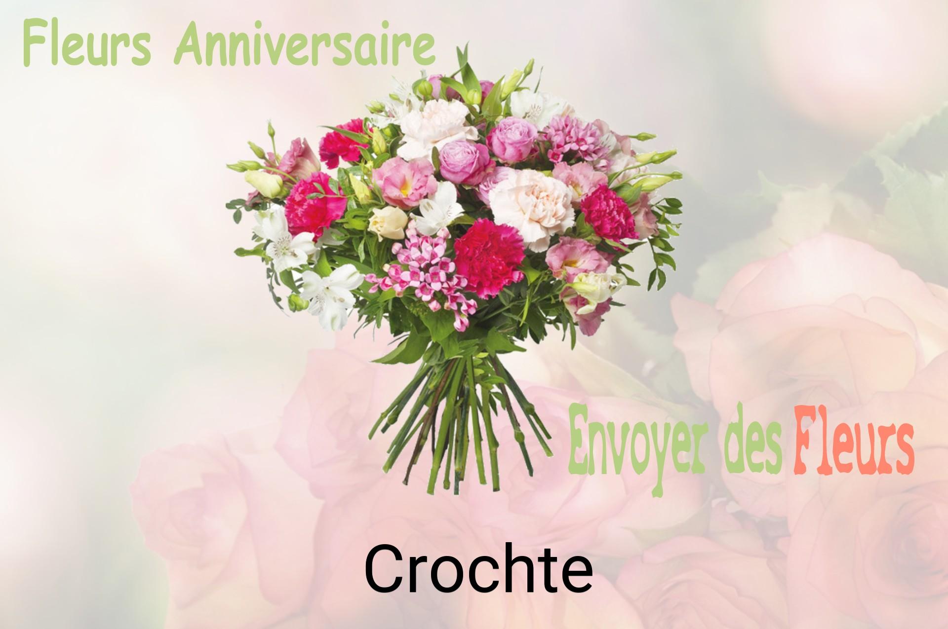 Bouquet de fleurs d’anniversaire livré à Crochte